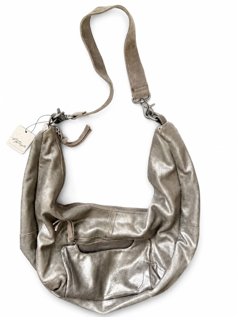 Free People We The Free Leather Sparta Sling Crossbody Shoulder Bag NWT SOLD OUT - Picture 6 of 16